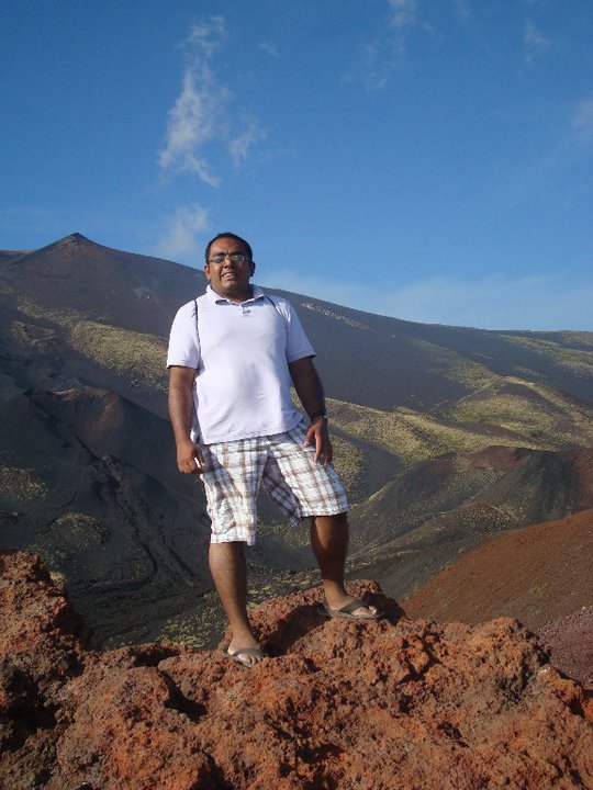On Mt. Etna in Sicily as part of the FEEM EAERE Belpasso International Summer School 2010